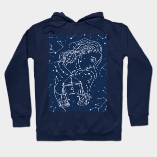 Libra zodiac sign Hoodie